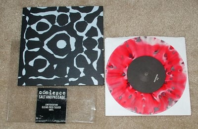 Coalesce - Salt And Passage [2nd Press - Clear/Red Swirl w/ Silver Splatter of 420]