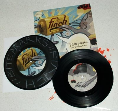 Finch - Bitemarks And Bloodstains (2x7") [Picture Disc Black & Black]