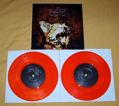 Funeral For A Friend - Four Ways To Scream Your Name (2x7") [Translucent Red/Orange Marble]