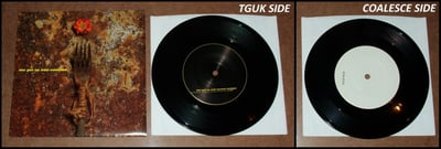 Get Up Kids, The / Coalesce - Split [3rd Press - Black w/ Black & Yellow Label & Coalesce Stamp On B-Side]