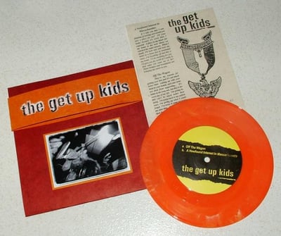 Get Up Kids, The - Loveteller [6th Press - Opaque Orange Marble w/ Red/Orange Handmade Cover #13/75]