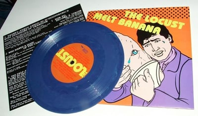 Locust, The / Melt Banana - Split [Opaque Indigo]