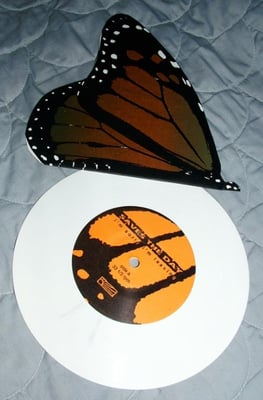 Saves The Day - I'm Sorry I'm Leaving [White w/ Brown/Orange Butterfly Autographed of 300]