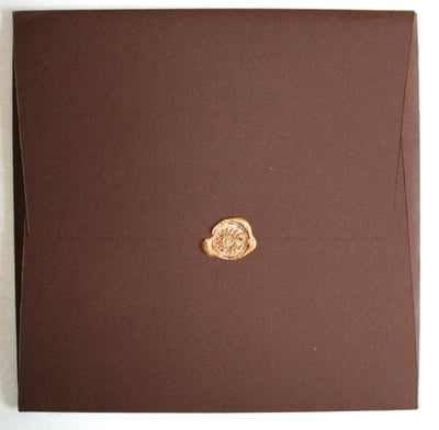Kom - Ink [clear brown marble, wax seal] - Denovali - DEN31 - /160