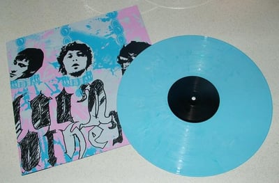 Blood Brothers, The - Crimes [1st Press Light Blue And White Marble w/ Screenprinted Cover #150 of 333]