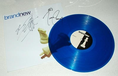 Brand New - Your Favorite Weapon [Translucent Blue w/ Autographed Sleeve]