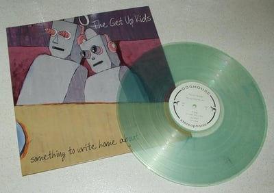 Get Up Kids, The - Something To Write Home About (1999) [Clear w/ Blue Streaks - Error Press of Approx 5]
