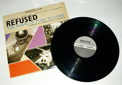 Refused - The Shape of Punk To Come [Black w/ Grey Labels On Burning Heart/Startracks]
