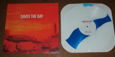 Saves The Day - Sound The Alarm [White w/ Translucent Blue Stripe of 70]