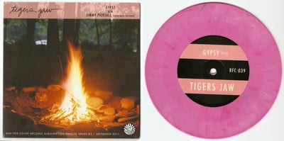 Tigers Jaw - Gypsy b/w Jimmy Piersall - /175 Pink