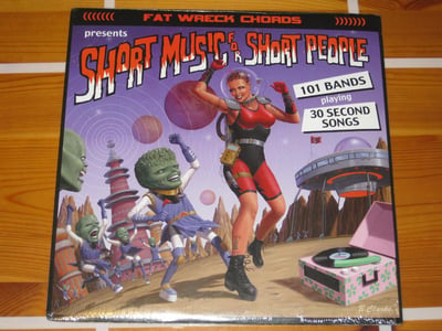 AFI/Strung Out/Various Short Music For Short People 1999 Fat, Red, 1/280, contains "Hearts Frozen Solid..." Black