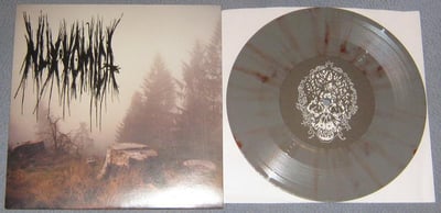 Nux Vomica – Embrace The Cycles | Aborted Society Records/Active Rebellion, absoc-021/act-023 | gray/brown splatter /500