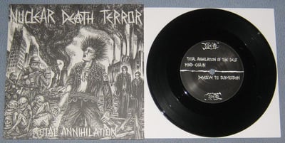 Nuclear Death Terror – Total Annihilation | Plague Bearer Records, pb-xix | black