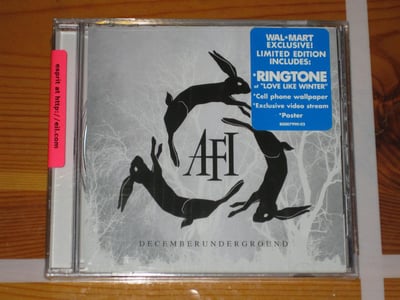 AFI Decemberunderground 2006 Interscope US Wal-Mart edition (w/ Ringtone of "Love Like Winter", Cell phone wallpaper, Exclusive video stream, Poster, cat - B000799002 - Sealed)