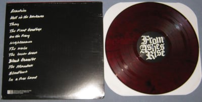 From Ashes Rise - Nightmares | Jade Tree, jt-1088 | dark red w/ black swirl