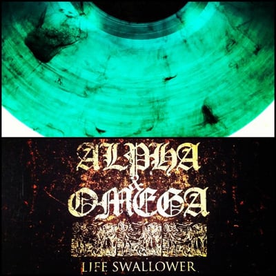 Alpha & Omega - Life Swallower (Green w/ Black Swirl) /300