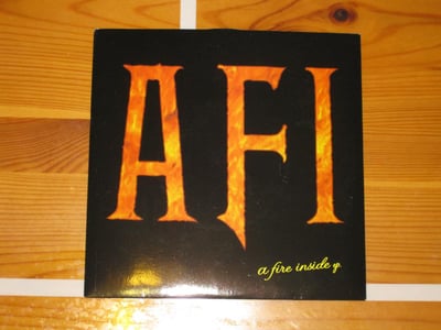 AFI A Fire Inside EP 2003 Adeline 3rd press, Black
