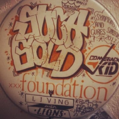 Drum head - Symptoms + Cures tour (CBK/Foundation/SuchGold/LWL)