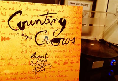 Counting Crows - "August and Everything After" (Black First Pressing, Made in Holland) *