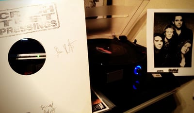 Crash Test Dummies - "The Ghosts that Haunt Me" (Promotional Black Vinyl) *Autographed by all Members *