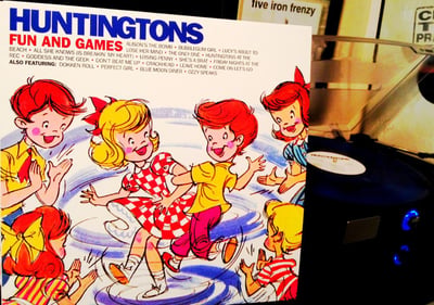 Huntingtons - "Fun and Games" (Clear Blue Vinyl)
