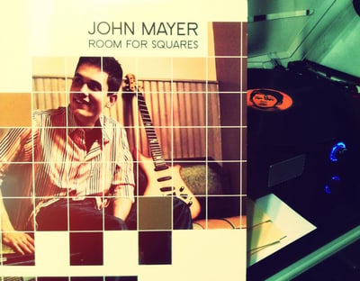 John Mayer - "Room For Squares" (1st Promotional Columbia Records Black Vinyl Pressing)