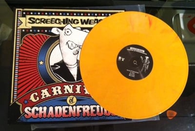 Screeching Weasel - 12" - Carnival of Schadenfreude (yellow) /a few