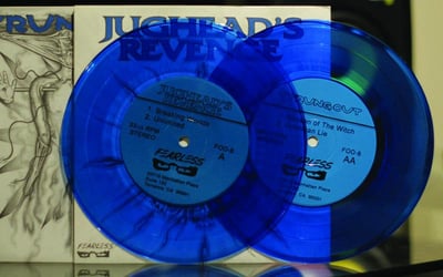 Strung Out - 7" - Jughead's Revenge Split (blue)