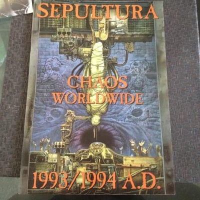 Sepultura - Chaos Worldwild Tour Program 1993/1994 A.D