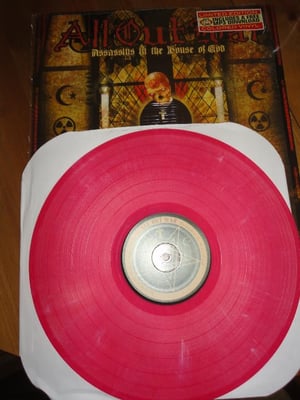 12" - All Out War - Assassins In The House Of God - 2007 - 11 - Victory Records - Pink with White Swirl - Record Store Day Limited Edition #/400