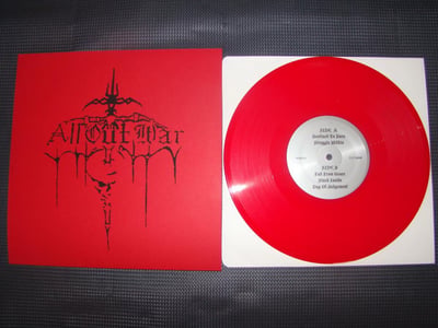 10" - All Out War - Sum Of All Fears - 2012 - 5 - Organized Crime Records - Red - Hand Numbered Limited Edition #30/165