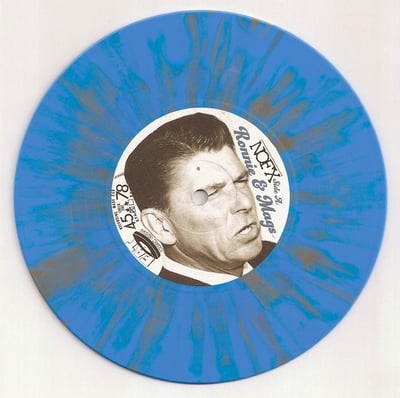 NOFX - 7" - Ronnie And Mags (blue/gold) /1008