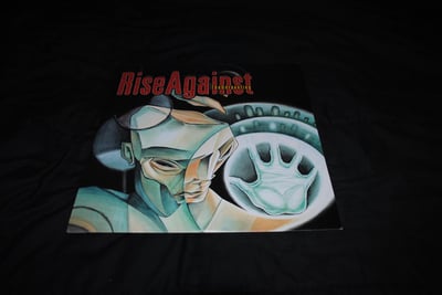 Rise Against - The Unraveling | (Black - LT ?) [1st on Fat Wreck Chords]
