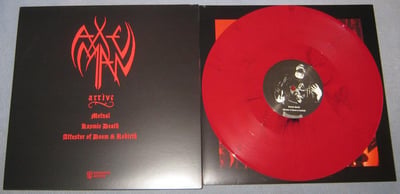 Axeman ‎– Arrive | Darkest Heavy, darkest-01 | red