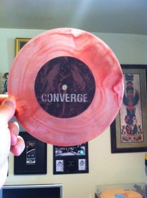 Converge/Napalm Death - Split - Vinyl Bong, Clear Pink Swirl (1045)