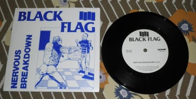Black Flag - Nervous Breakdown (black)