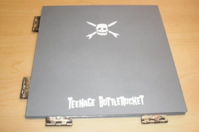 Teenage Bottlerocket - Joy Division "covers" Metal Version V1 hinged 18 gage steel - orange vinyl -#'d 3 of 30 - 1/30
