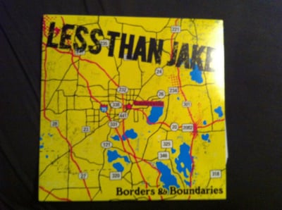 Less Than Jake - Borders & Boundaries - yellow /385