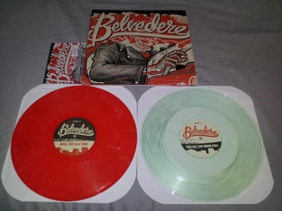 Belvedere - Angels Live In My Town/Twas Hell Said Former Child - 2XLP 180 Gram, Red/Clear - Jump Start Records