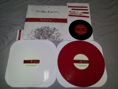 Moneen - The Red Tree w/bonus 7" - 2XLP 180 Gram Red/White - /500 - Dine alone records