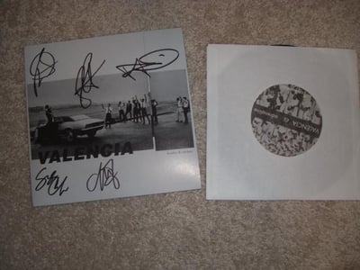 Valencia - "B-Sides and Rarities" (black) [27/500] /I Surrender Records/ *hand numbered/signed by the band* 3/16/2011