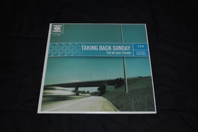 Taking Back Sunday - Tell All Your Friends | (Clear with Black Smoke - LT 225) [6th on Victory Records] *SOLD $15.00*