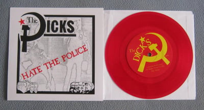 The Dicks - Hate The Police | 1-2-3-4 Go! Records, go-53 | clear red