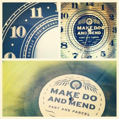 Make Do And Mend - Part And Parcel EP - Clear Honey w/Silk Screened Clock B-Side - /300