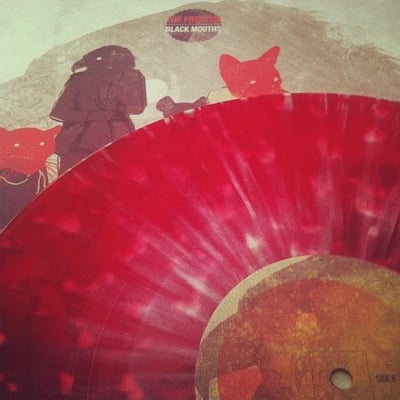 The Prestige - Black Mouths - Clear Red w/White Splatter - /100