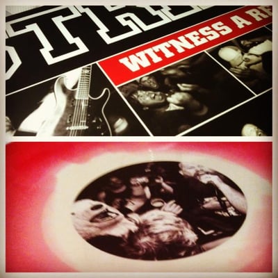Strife - Witness A Rebirth - White w/Red Splodge - /100 - Holy Roar