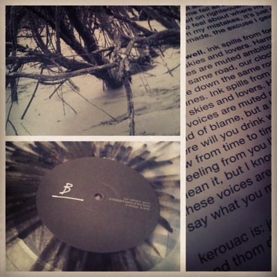 Kerouac - Cold And Distant, Not Loving - Clear w/Black Splatter - /150