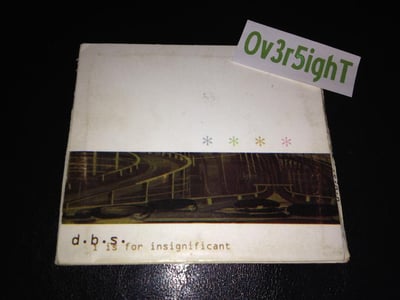 d.b.s. - I Is For Insignificant (1998) Sudden Death Records
