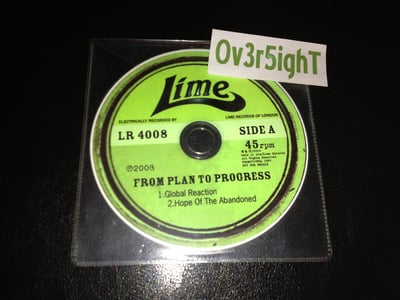 From Plan To Progress - Promo CD (2008) Lime Records / 2 songs promo