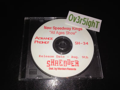 New Speedway Kings - All Ages Show (1996) Mordam Records / Advance Promo
